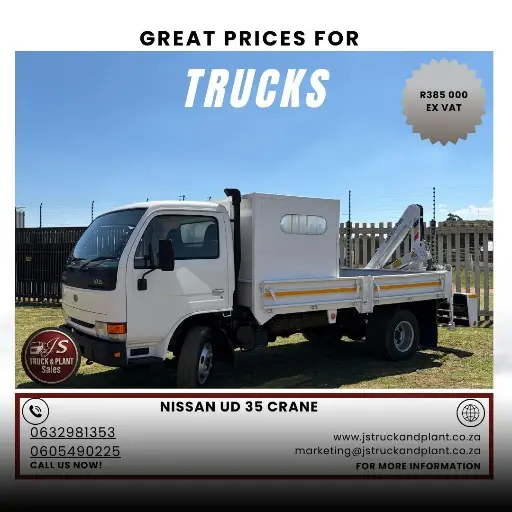 [TRO- 0007] NISSAN UD 35 2004 Crane Truck