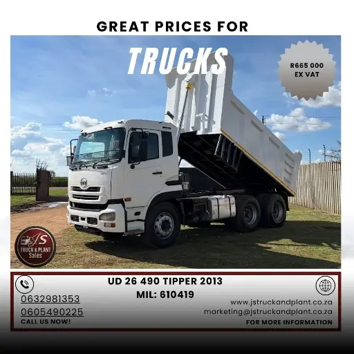 [TRT- 0006] NISSAN UD 26 490 2013