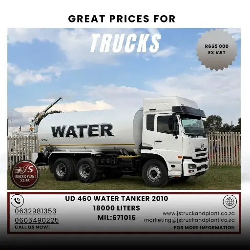 [TRB- 0004] WATER BOWSER UD 460 18000L